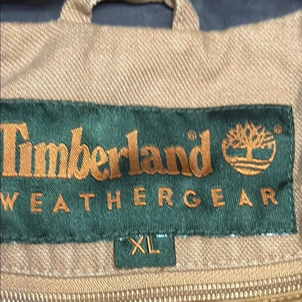 Vintage Y2K Timberland Weathergear Button Up Jacket Men's XL Double Lined Thick